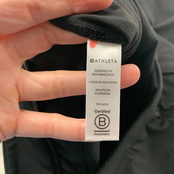 Athleta Black Quick Dry Nylon Bermuda Shorts 4 - Picture 4 of 6